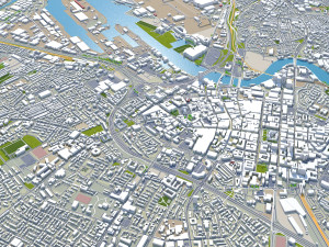 Belfast city northern ireland uk 30km Modelo 3D