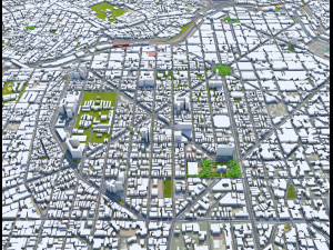 Belo horizonte city brazil 40km Modelo 3D