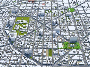 Belo horizonte city brazil 40km 3D Model