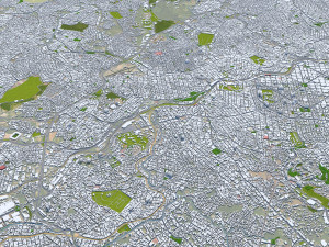 Belo horizonte city brazil 40km Modelo 3D