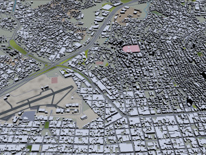 Belo horizonte city brazil 40km Modelo 3D