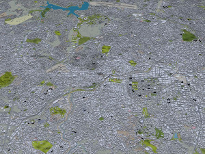 Belo horizonte city brazil 40km Modelo 3D