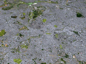 Belo horizonte city brazil 40km 3D Model