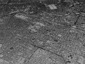 Belo horizonte city brazil 40km Modelo 3D