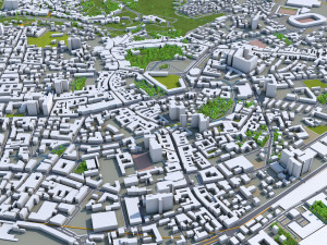 bergamo city italy 30km Modelo 3D