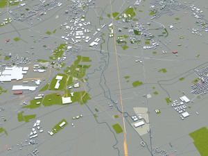 bergamo city italy 30km Modelo 3D