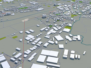 bergamo city italy 30km Modelo 3D