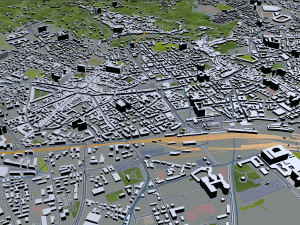 bergamo city italy 30km Modelo 3D