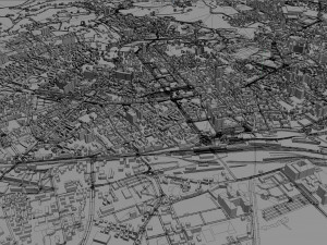 bergamo city italy 30km Modelo 3D