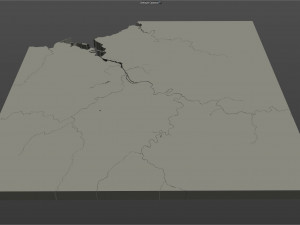 bilbao city spain 50km 3D Model