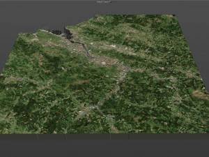 bilbao city spain 50km 3D Model