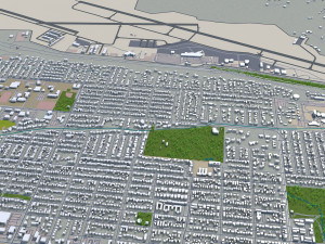 billings city montana usa 40km 3D Model