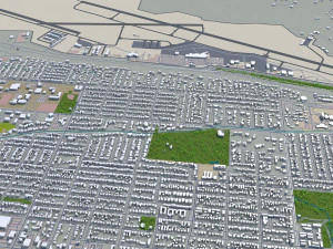 billings city montana usa 40km 3D Model