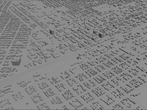 billings city montana usa 40km 3D Model