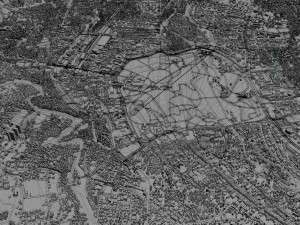 bogor city indonesia 20km 3D Model