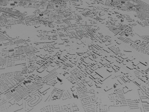 bolton city england uk 30km Modelo 3D