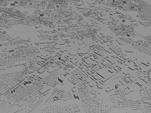 bolton city england uk 30km 3D Model