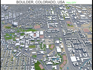 boulder city colorado usa 30km Modelo 3D