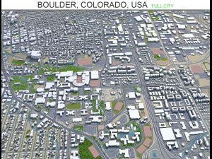 Boulder City Kolorado USA 30 km Model 3D