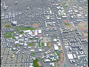 boulder city colorado usa 30km 3D Модель