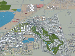 boulder city colorado usa 30km 3D Model