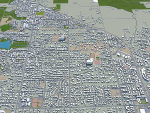 boulder city colorado usa 30km 3D Модель