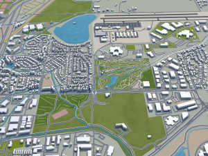 boulder city colorado usa 30km 3D Модель