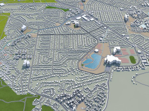 boulder city colorado usa 30km 3D Модель