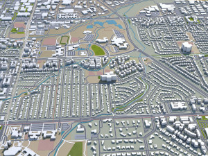 boulder city colorado usa 30km 3D Модель