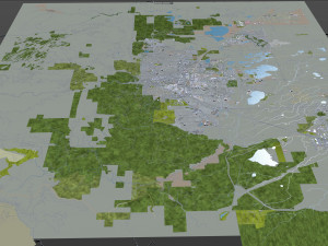 boulder city colorado usa 30km 3D Модель