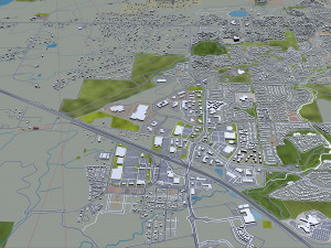 boulder city colorado usa 30km 3D Модель