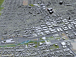 boulder city colorado usa 30km 3D Model