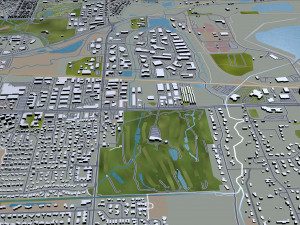 boulder city colorado usa 30km 3D Модель
