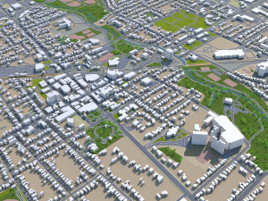 brampton city ontario canada 3Dモデル