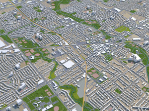 brampton city ontario canada 3Dモデル