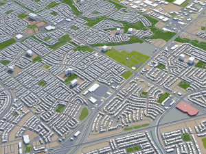 brampton city ontario canada 3Dモデル