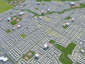 brampton city ontario canada 3Dモデル