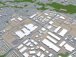 brampton city ontario canada 3Dモデル