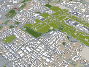 brampton city ontario canada 3Dモデル