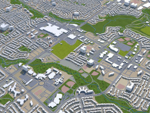 brampton city ontario canada 3Dモデル