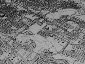 brampton city ontario canada 3Dモデル