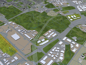 brampton city ontario canada 3Dモデル