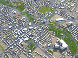 brampton city ontario canada 3Dモデル