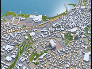 bregenz city austria 15km 3D Модель