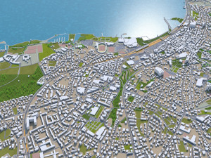 bregenz city austria 15km 3D Модель