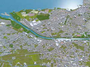 bregenz city austria 15km 3D Model