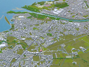 bregenz city austria 15km 3D Model