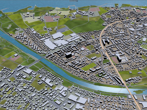 bregenz city austria 15km 3D Модель