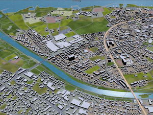 bregenz city austria 15km 3D Model