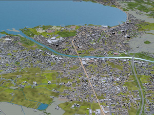 bregenz city austria 15km 3D Модель